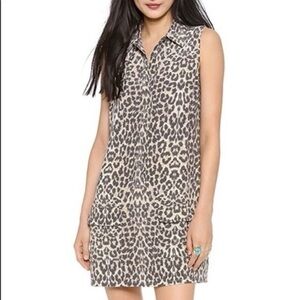 Equipment Leopard Print Mini Dress